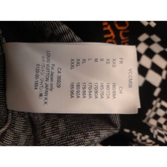 Louis Vuitton Black & White Distorted Damier Sweater - Picture 7 of 12